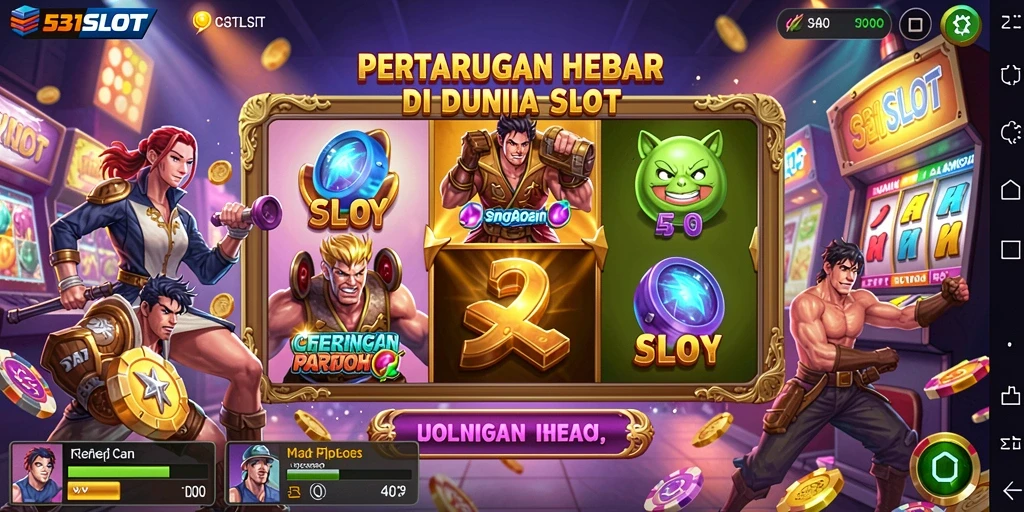 Tampilan gameplay seru dalam pertarungan di 531SLOT.