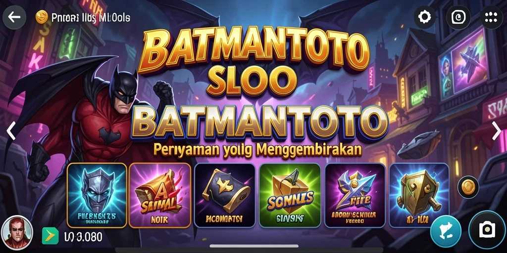 Tampilan gameplay Slot yang memukau di BATMANTOTO.