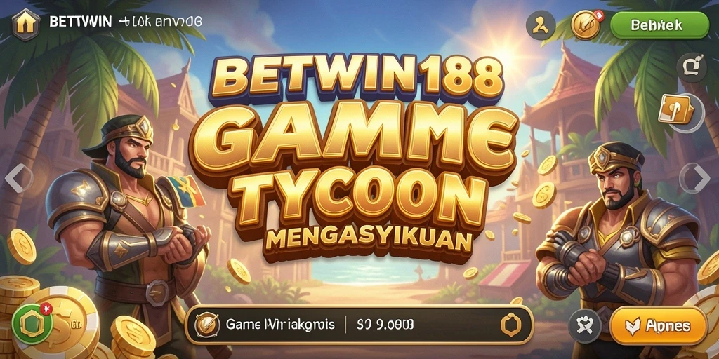 Gameplay Tycoon BETWIN188 yang seru dan menantang.