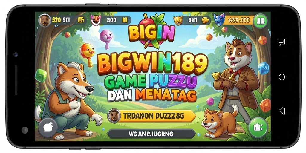 Screenshot utama BIGWIN189 menampilkan gameplay seru dalam menyelesaikan teka-teki.