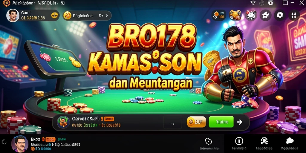 Screenshot gameplay Kasino BRO178 menampilkan aksi seru dan interaksi menarik.