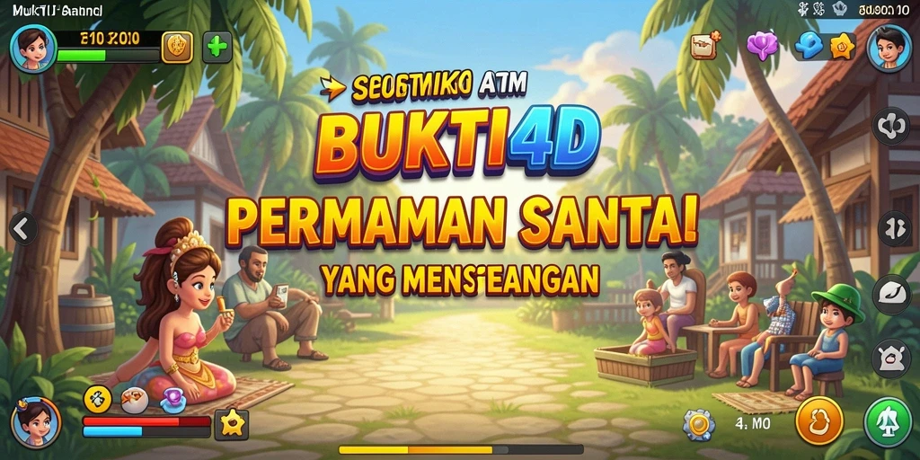 Tampilan screenshot gameplay BUKTI4D yang ceria dan menghibur.