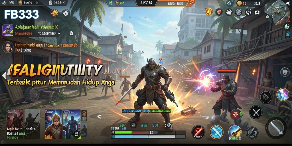 Tampilan antarmuka FB333 yang intuitif untuk aplikasi Utility.