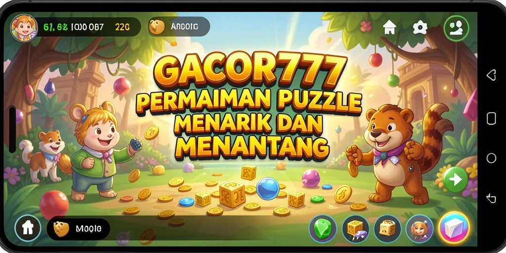 Screenshot gameplay GACOR777 yang menampilkan tantangan puzzle menarik.
