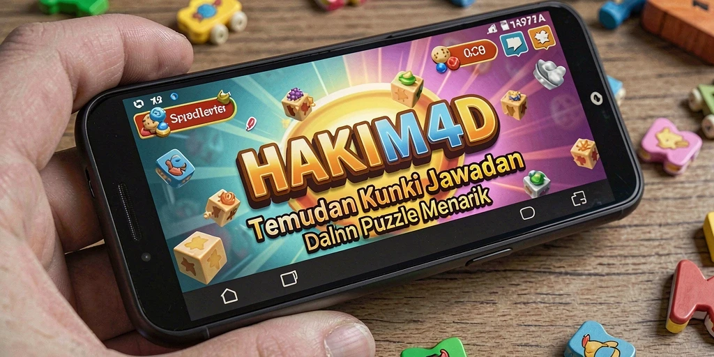 Tampilan gameplay HAKIM4D menampilkan teka-teki menarik dan tantangan seru.