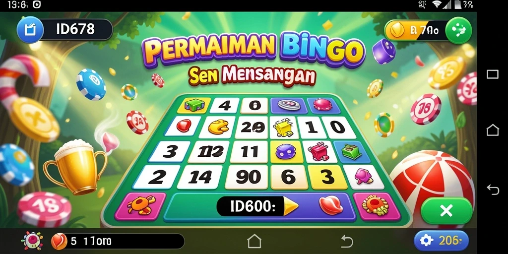 Screenshot utama ID678 menampilkan suasana seru permainan Bingo.