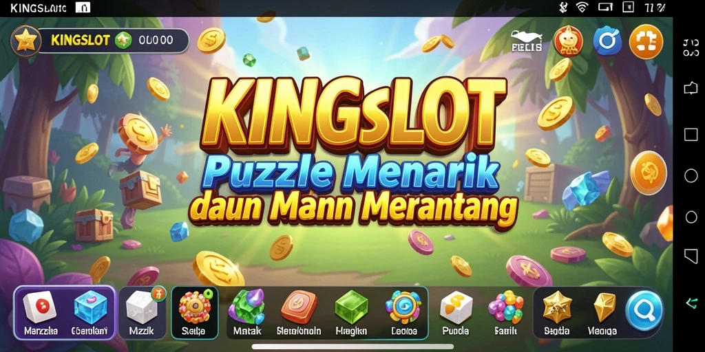 Tampilan menarik dan gameplay menantang dari KINGSLOT.
