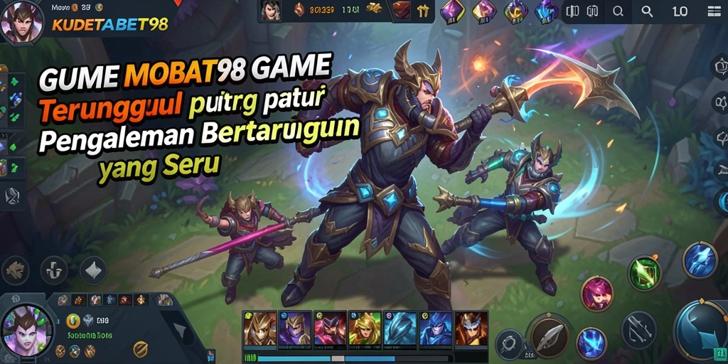 Tampilan menarik dari pertempuran hero dalam KUDETABET98.