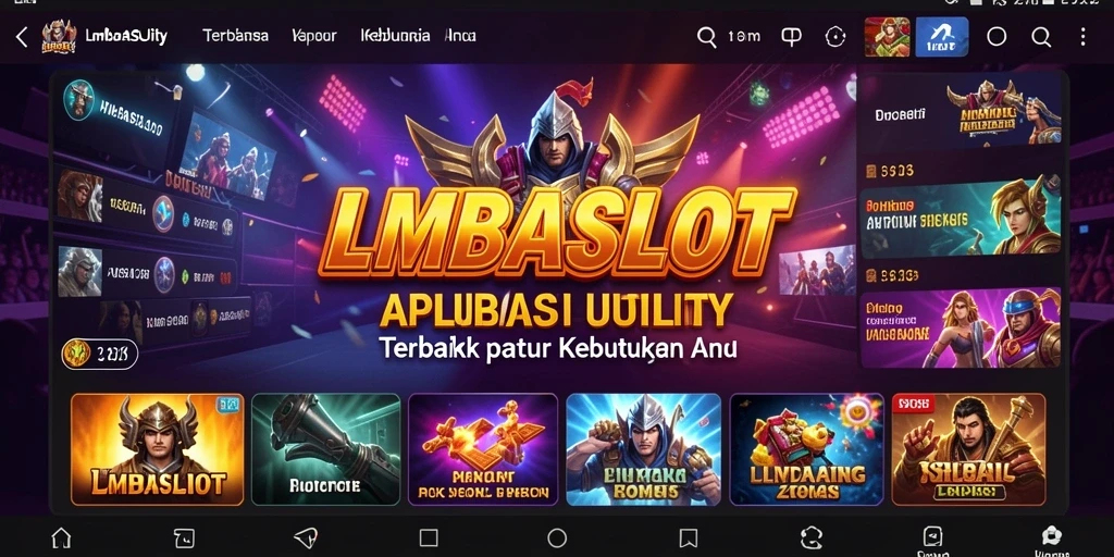 Tampilan intuitif dan fungsional dari LMBASLOT saat digunakan.