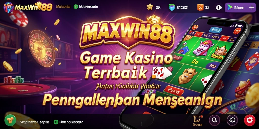 Tampilan menarik dari gameplay Kasino di MAXWIN88.