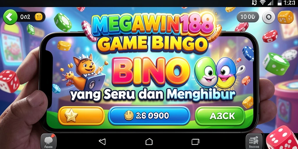 Tampilan gameplay MEGAWIN188 yang penuh warna dan menarik.