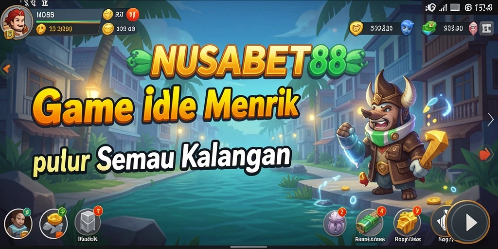 Tampilan gameplay menarik di NUSABET88 dengan mekanisme Idle.
