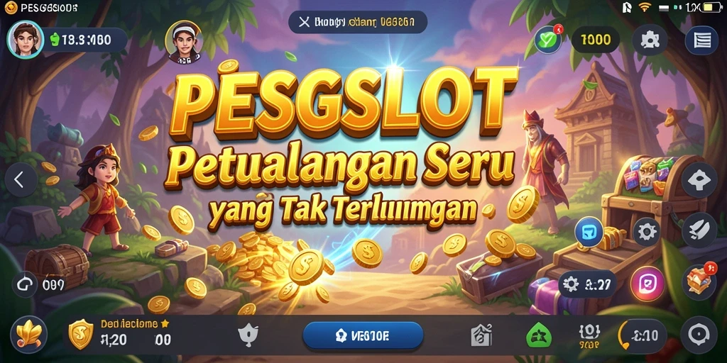 Tampilan gameplay PESGSLOT yang menakjubkan saat menjelajahi dunia petualangan.