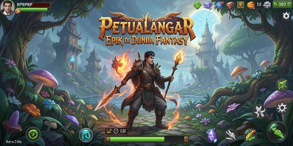 Tampilan gameplay RPRPRP yang menakjubkan dan mendebarkan.