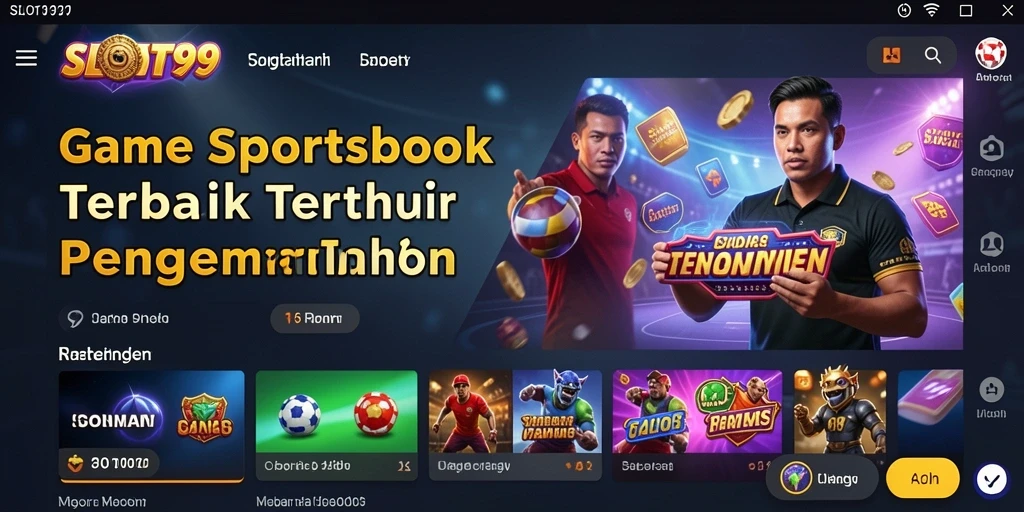 Tampilan menarik dari gameplay SLOT99 dengan berbagai opsi taruhan.