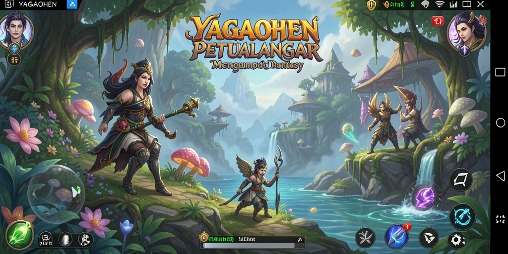 Tampilan gameplay YAGAOHEN yang menakjubkan dan penuh petualangan.