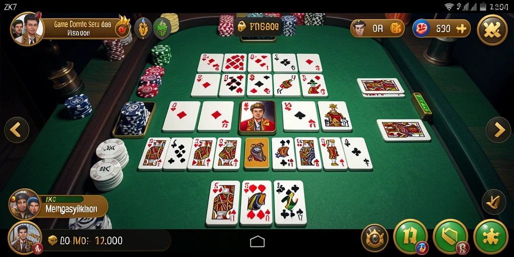 Tampilan gameplay seru dalam ZK7 yang mengasyikkan.